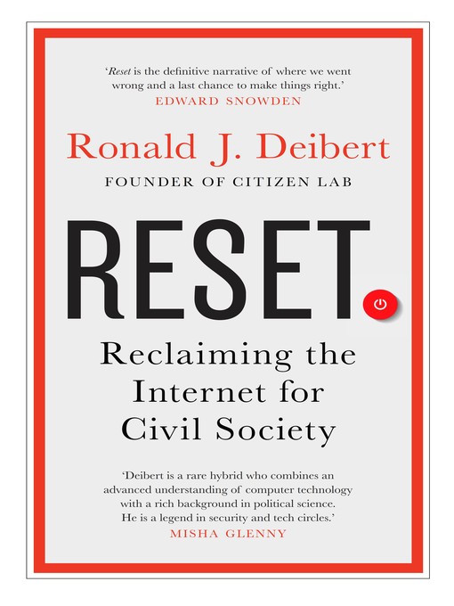 Title details for Reset by Ronald J. Deibert - Available
